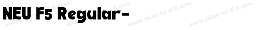 NEU F5 Regular字体转换